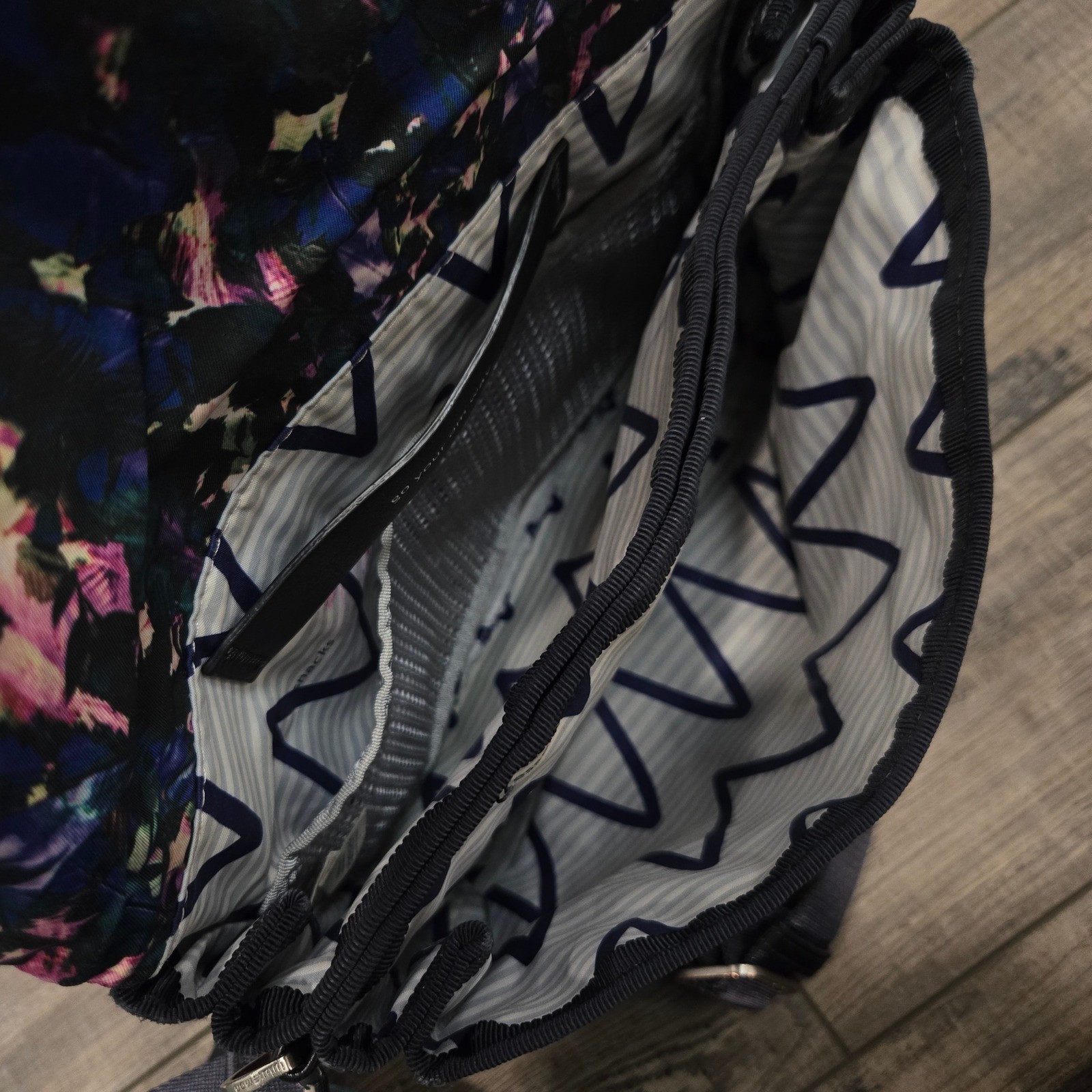 Lululemon Athletica Om Bag Floral Backdrop Abstract Crossbody Multi-Color