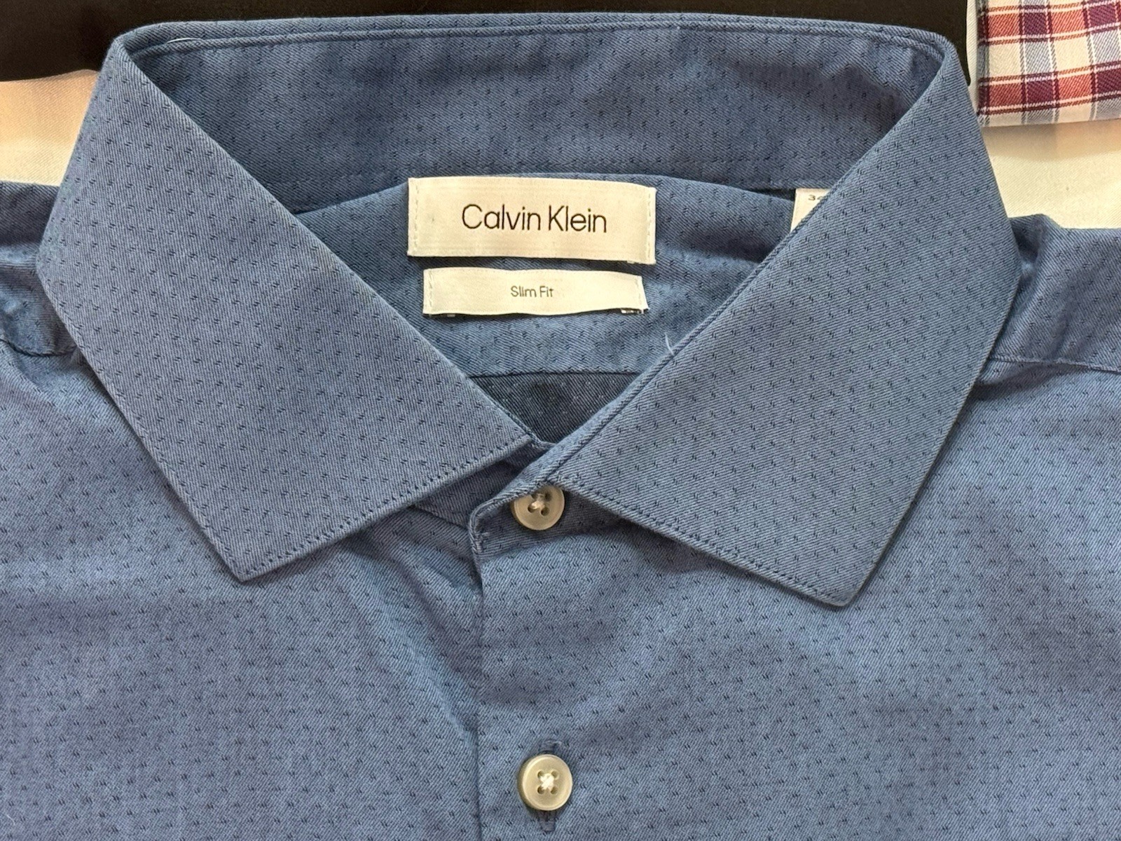 7~Calvin Klein,Tommy Hilfiger Michael Kors Mens DressShirts 16.5/34-35 Button Up