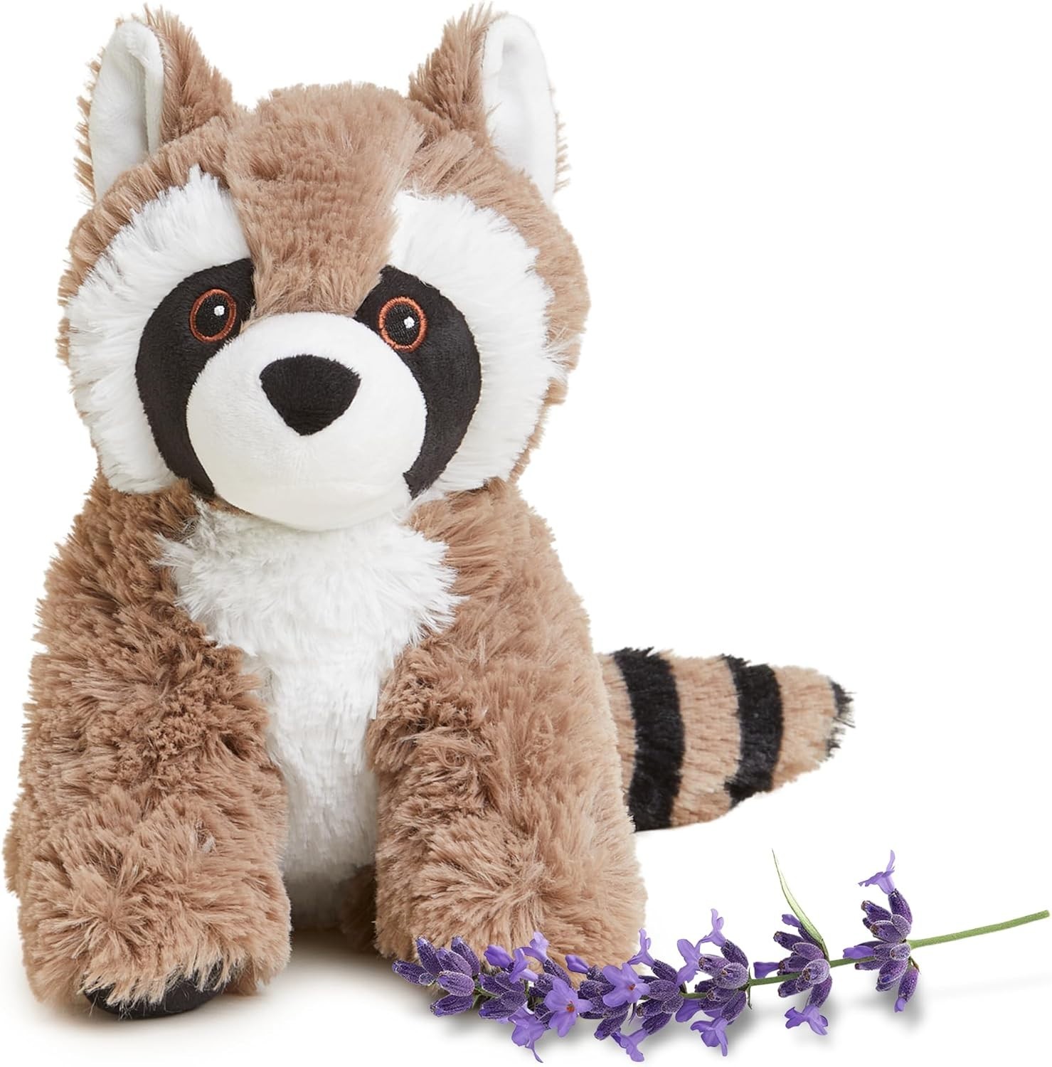 Warmies Raccoon Microwavable Lavender Scented Cozy Stuffed Animal Plush 13″