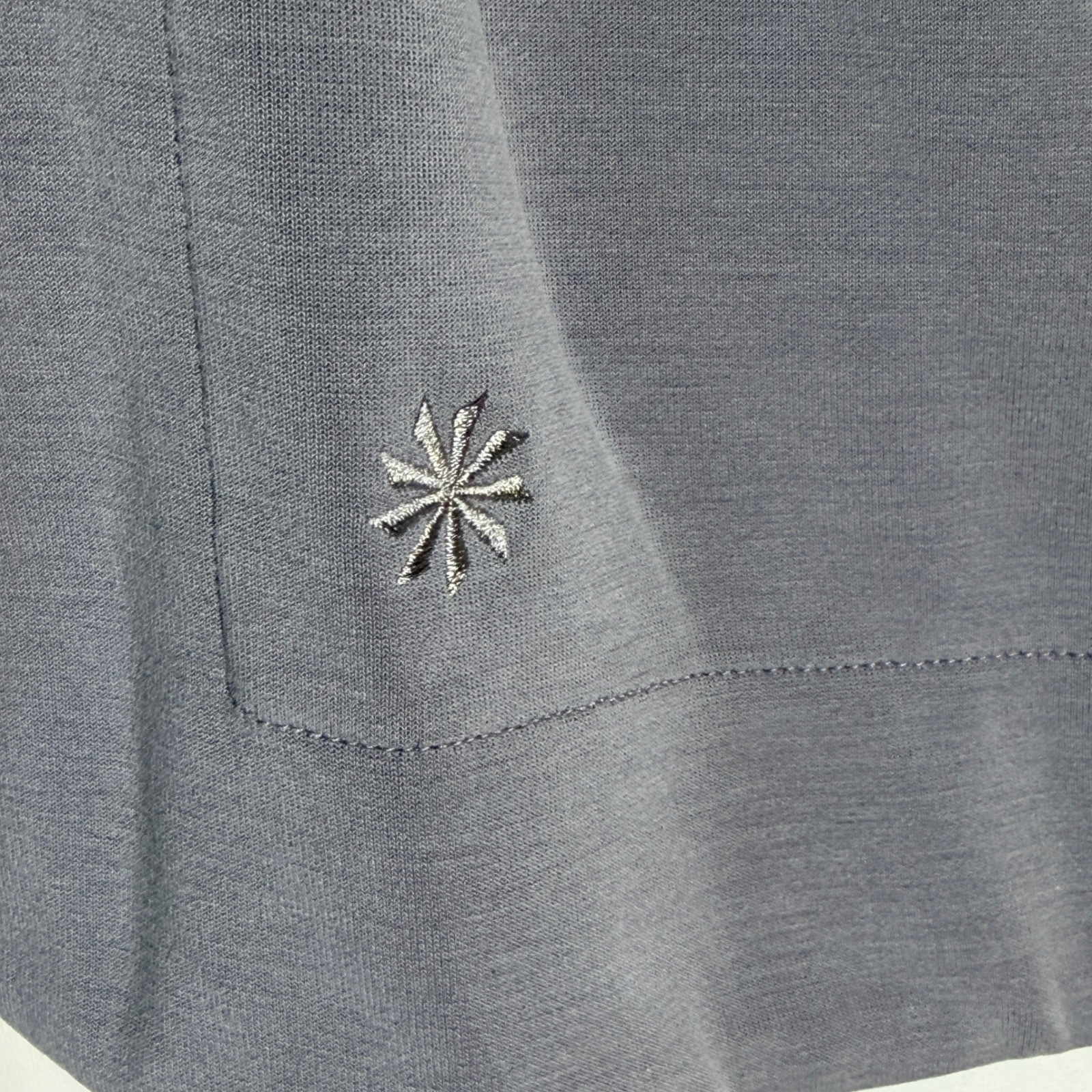 Athleta Seasoft Crewneck Sweatshirt Cosmos Grey Medium SP24 532401