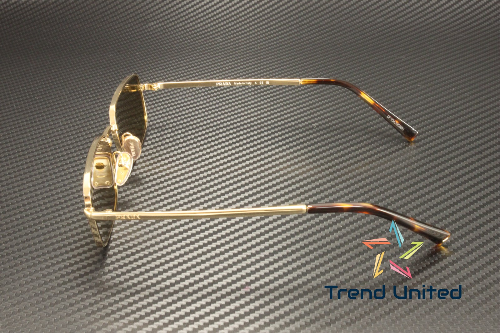 PRADA PR A60S 5AK70G Gold Green Olive 59 mm Women’s Sunglasses