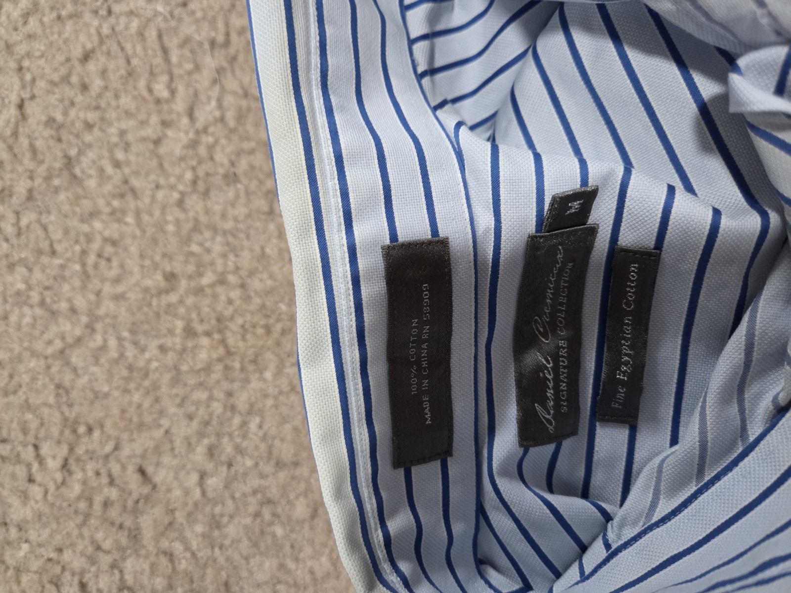 Daniel Cremieux, signature collection, Size Medium, Short Sleeve Dress Shirt