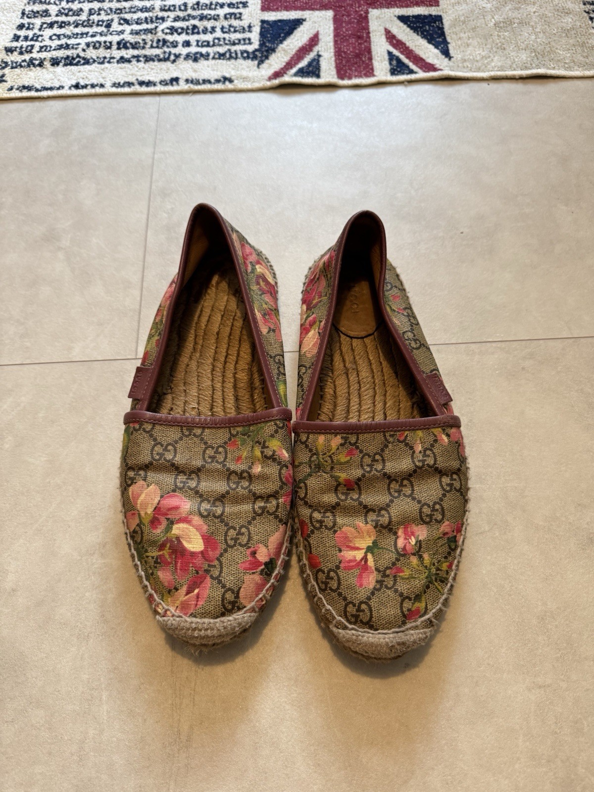 Gucci GG Blooms Canvas Espadrilles