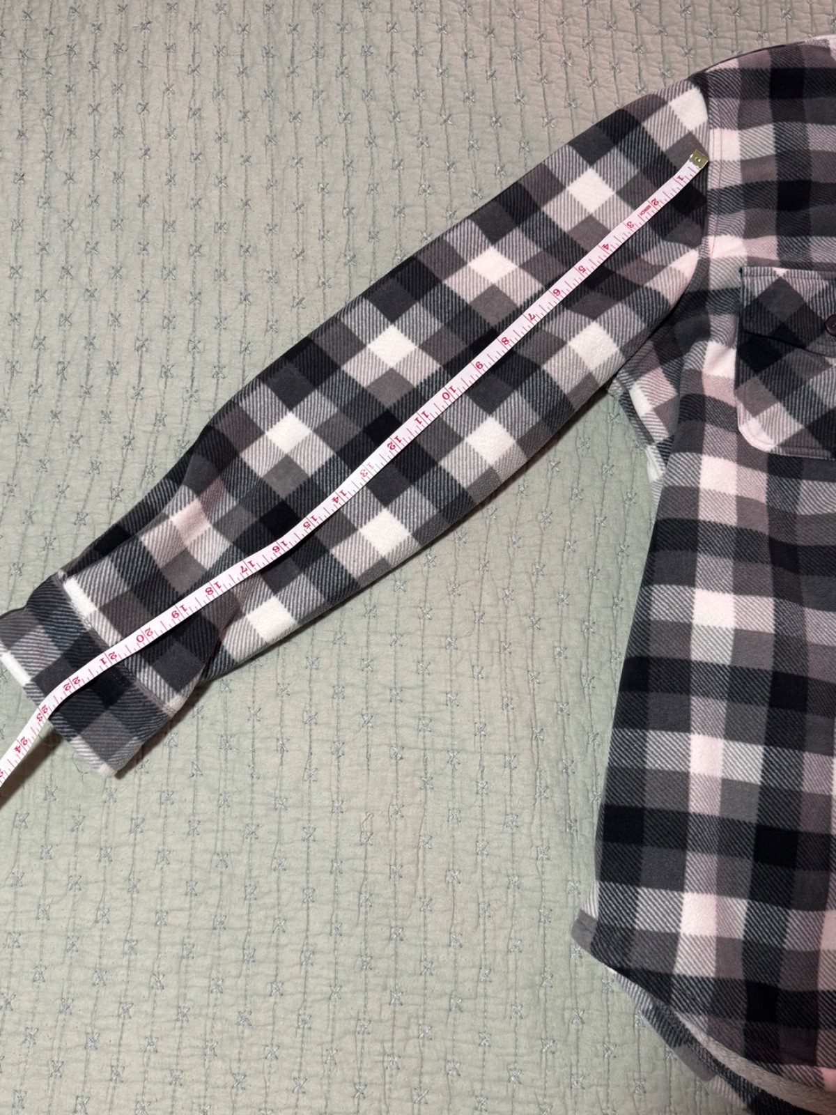 Freedom Foundry Men’s Medium Sherpa Lined Plaid Flannel Shirt Jacket Shacket