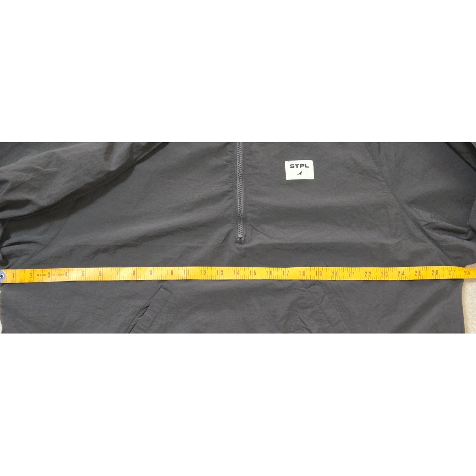 Staple Pigeon Half Zip Windbreaker Jacket STPL Men’s L Charcoal NWT