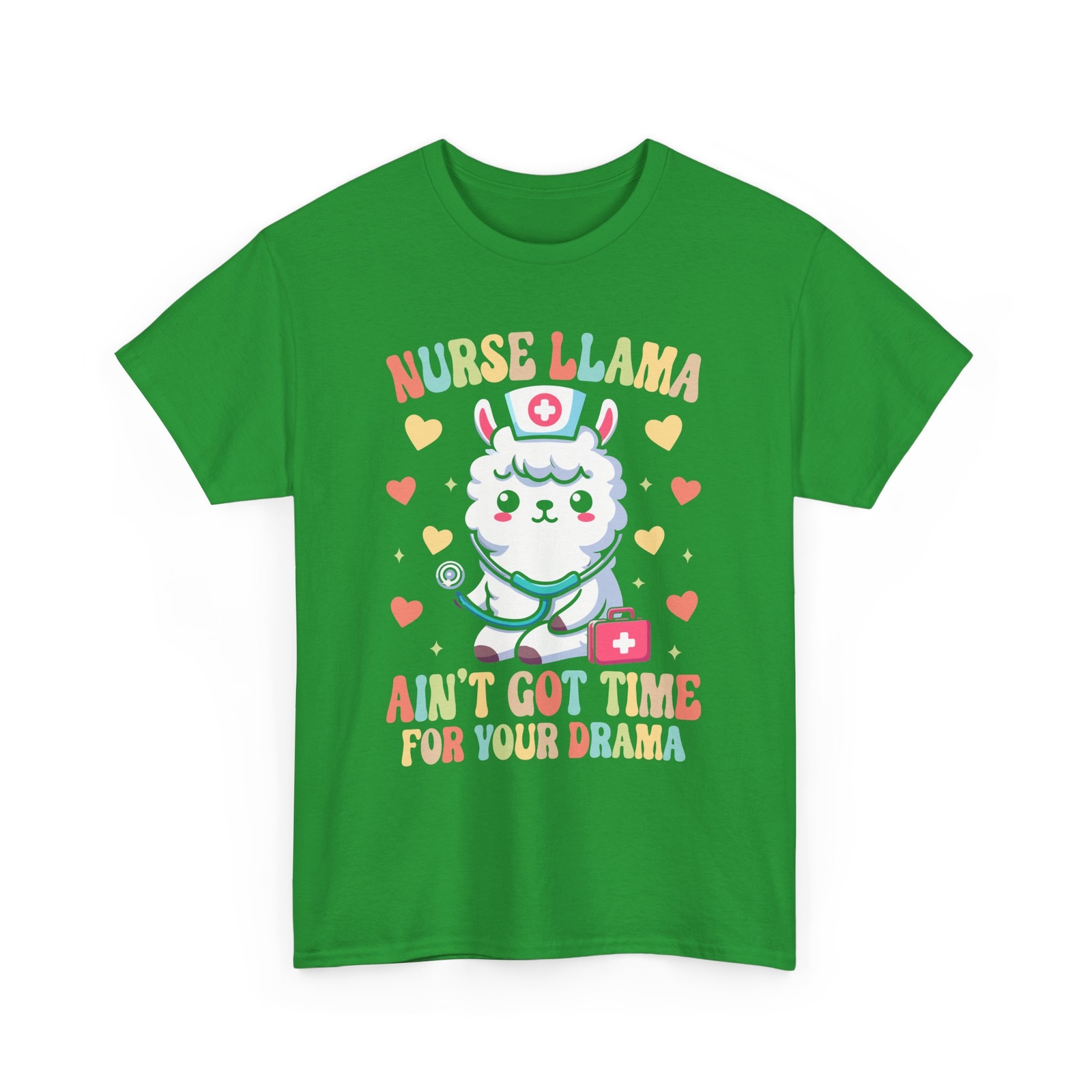 Nurse llama T-Shirt | Funny Introvert Tee | Cute Animal Shirt