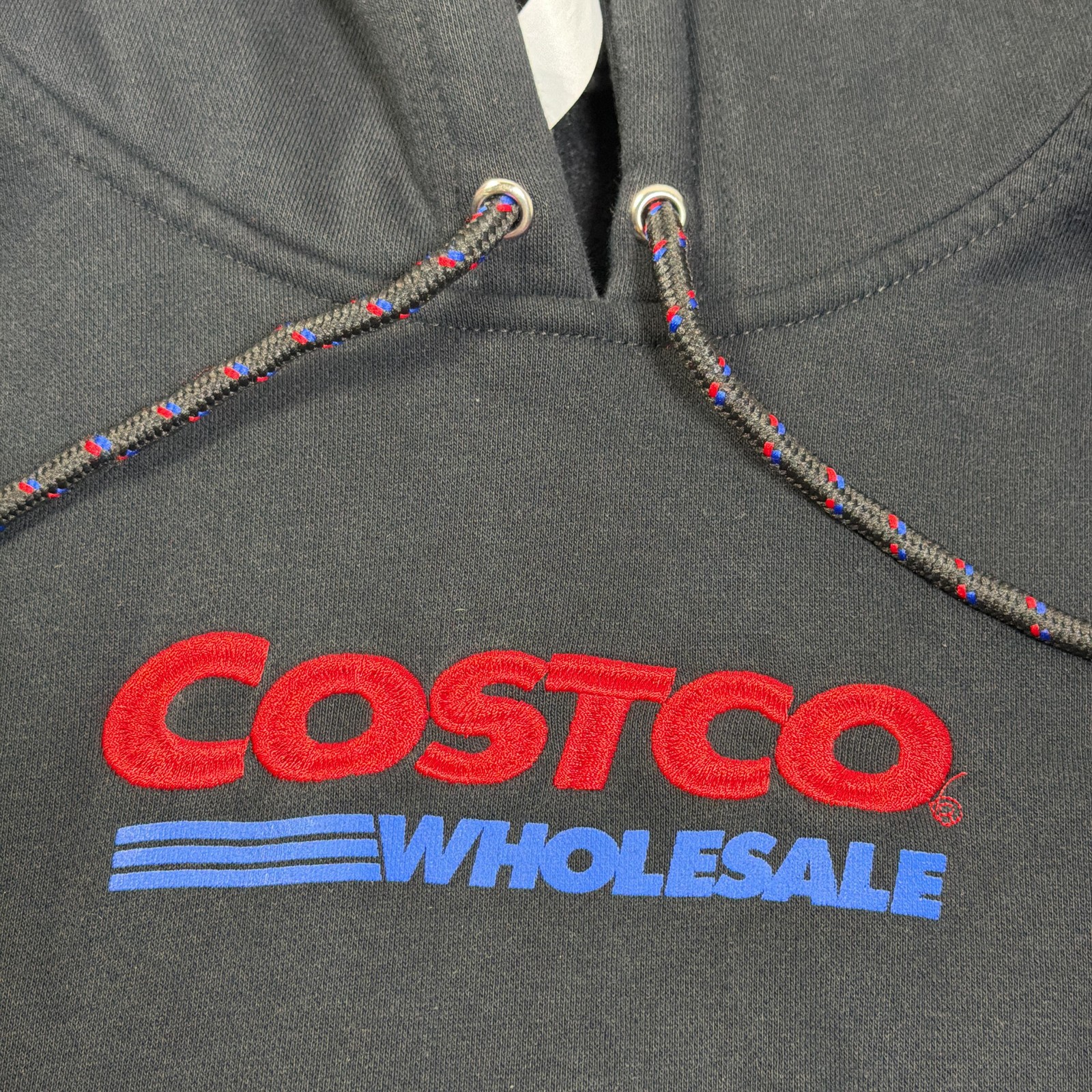 Kirkland Signature Hoodie Sweatshirt Mens S Black Pullover Costco Logo Graphic