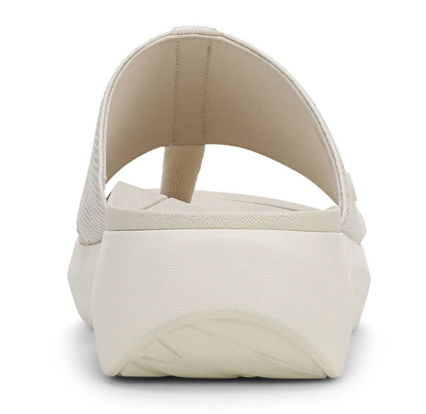 Vionic Beach Aqua Platform Toe Post Sandal, Ivory