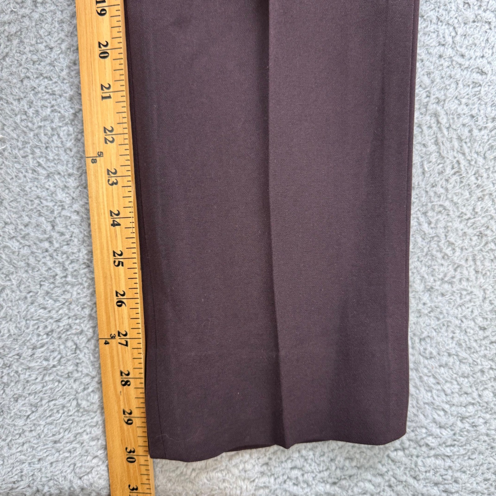 Giorgio Armani Women US 42 Brown Acetate Polyester Dress Pants Made in Italy