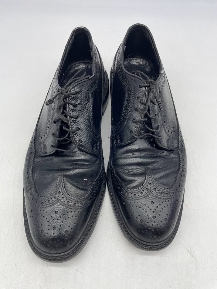 Goodyear Neolite Men’s WingTip Dress Shoes Black Round Toe Lace Up Size 7D