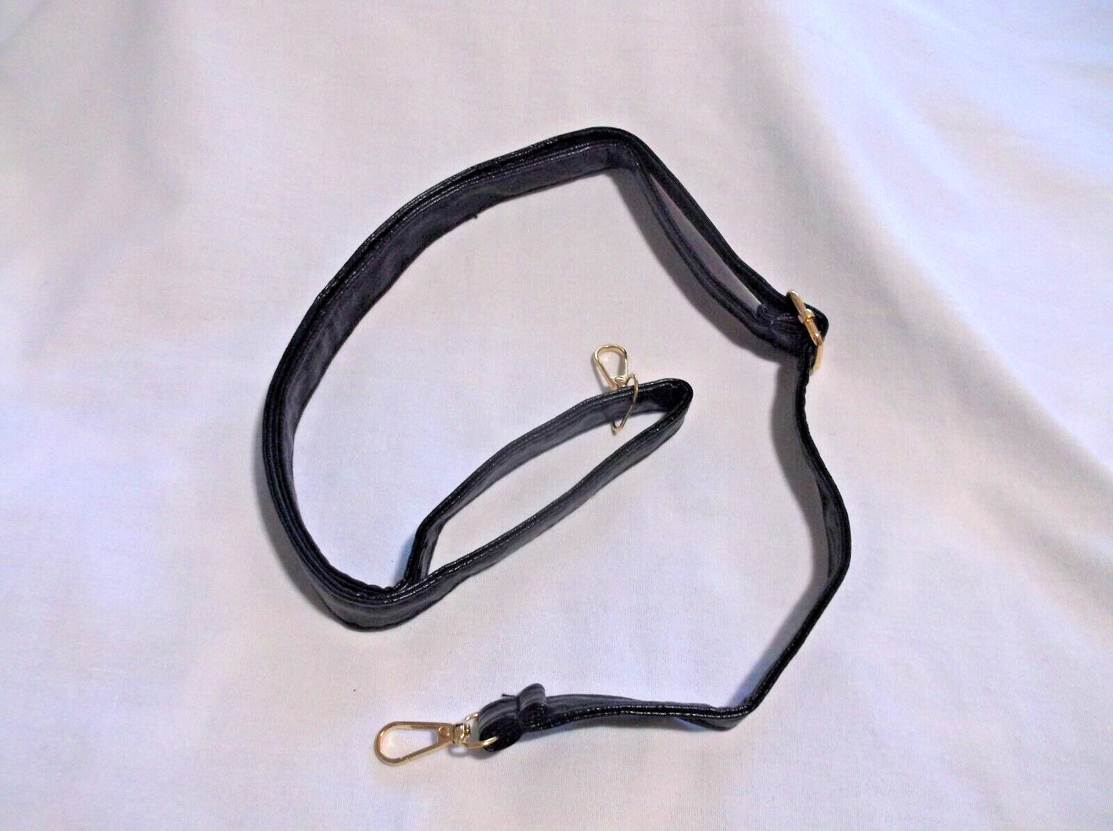 Retro Soft PU Leather Shoulder Handbag Black NWOT