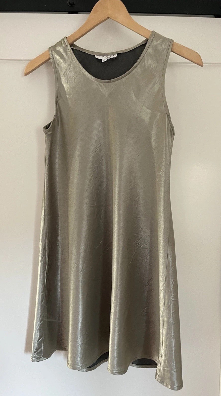 VTG R-Wear Rampage Clothing Co Sleeveless Mini Dress – Metallic – Women’s 9