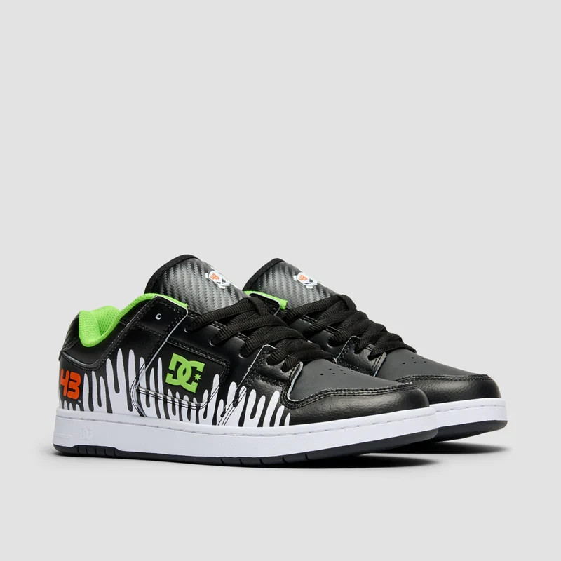 DC Ken Block 43 in Black White Green Size 8.5 US