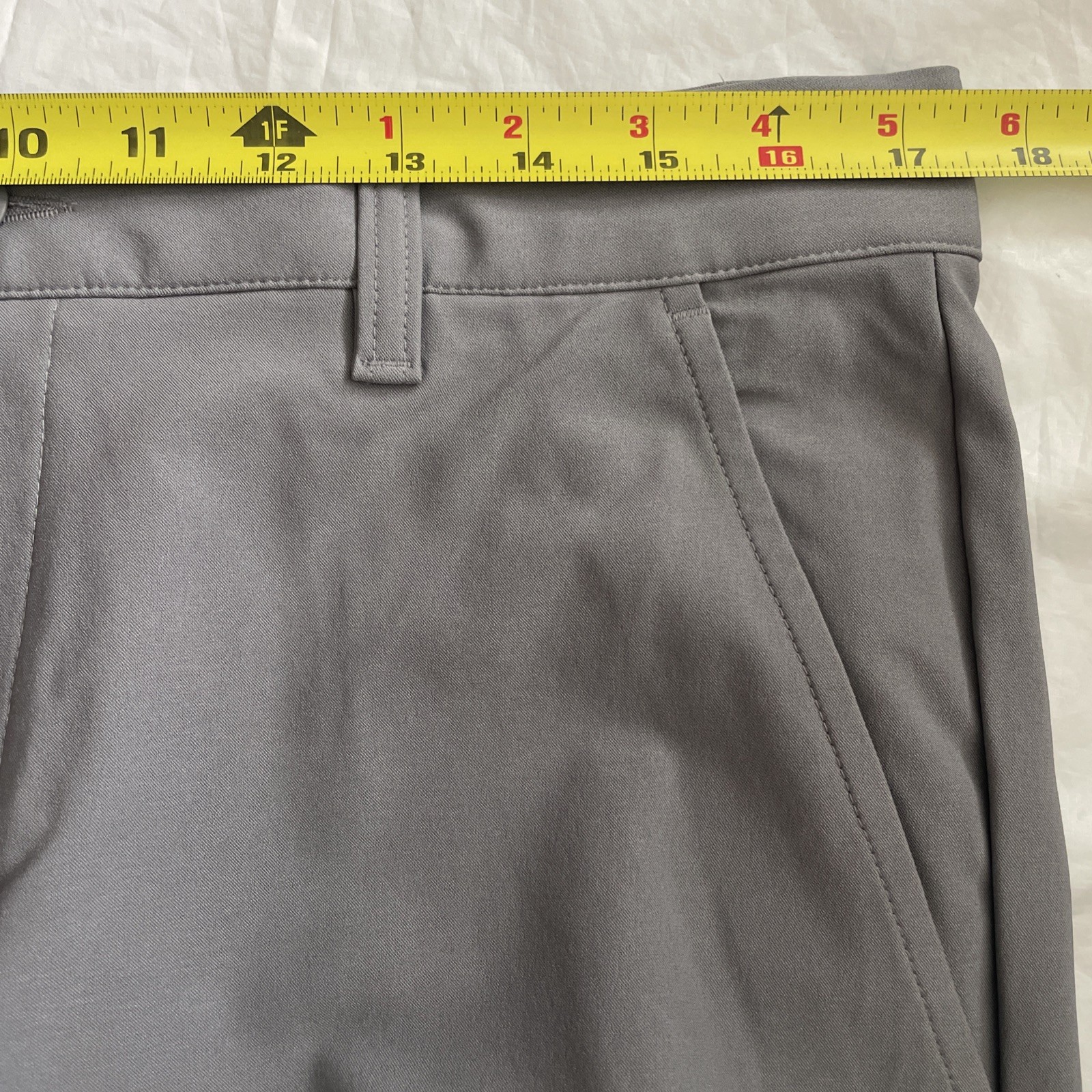 Adidas Mens Ultimate 365 Gray Golf Pants Tag Sz. 32X32 Measures 34WX32L See De