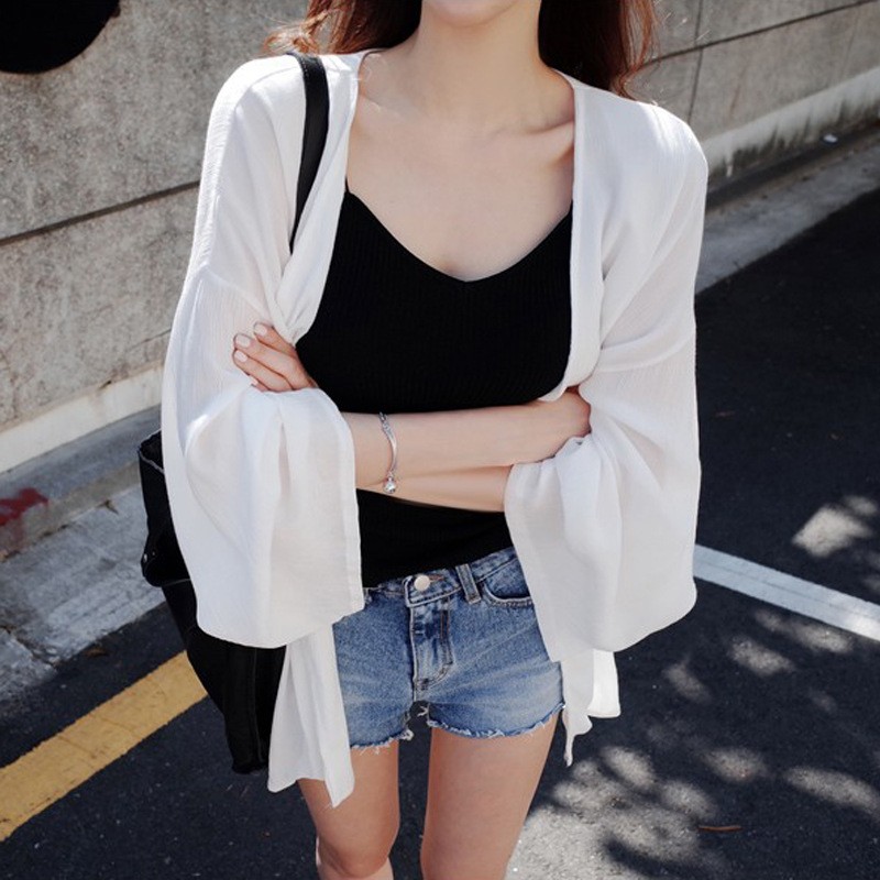 Korean-style Sun-protective Jacket Womens Versatile Lightweight Outerwear