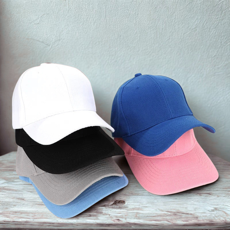 Plain Adjustable Military Solid Washed Cotton Polo Style Baseball Cap Caps Hat