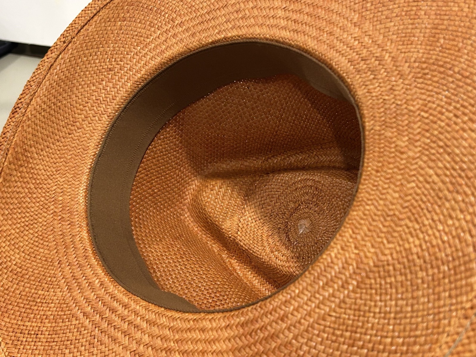 Goorin Bros Toquilla Panama Straw Flat Brim Fedora Hat Sz 7 SHARP – NEW