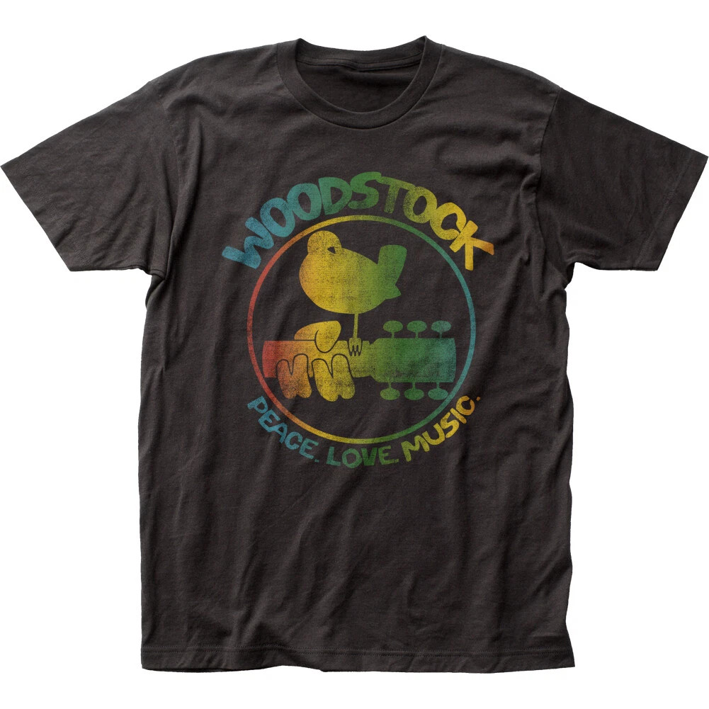 Woodstock Music Festival Peace Love Music T Shirt Full Size S-5XL TT1006