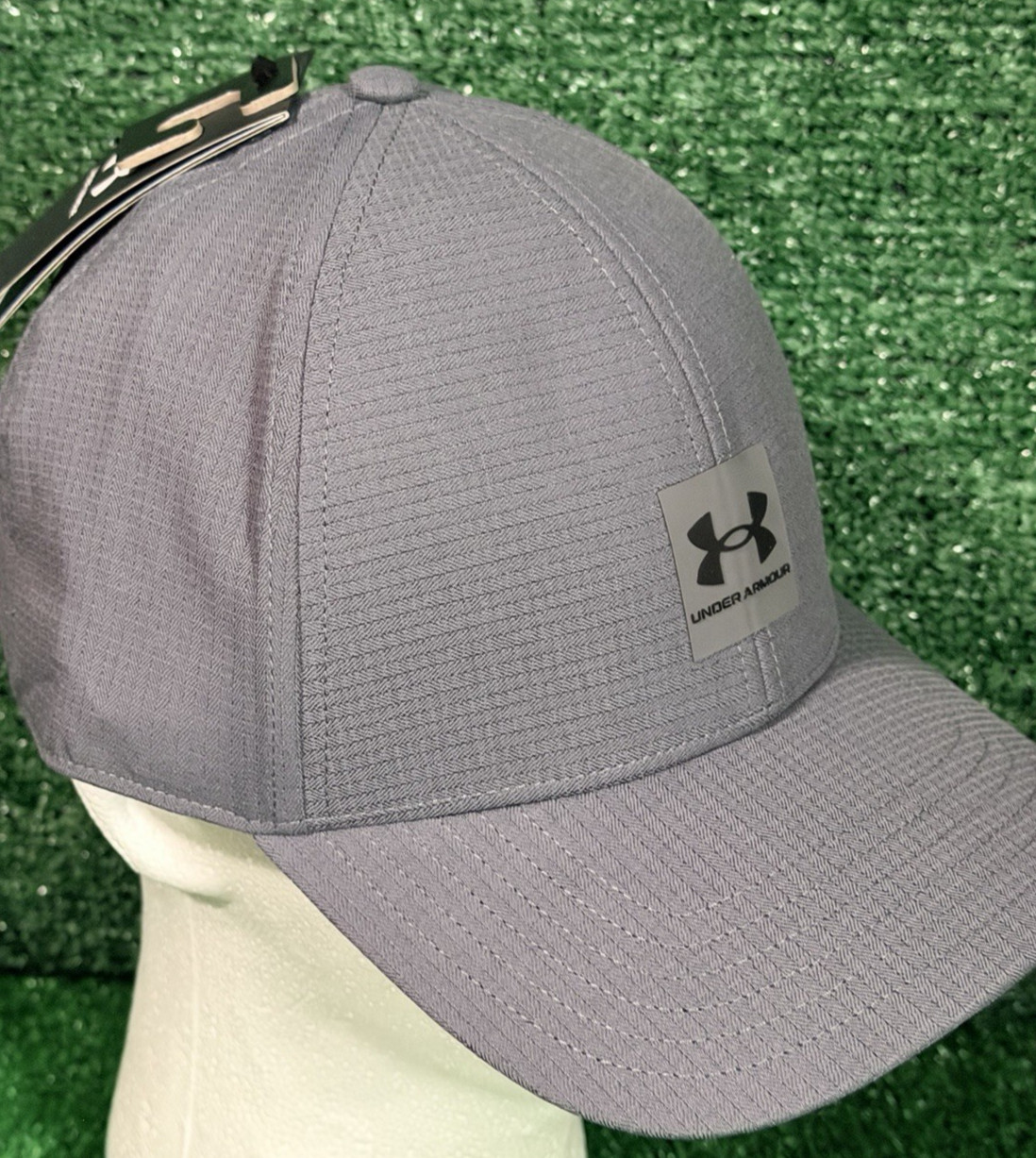 Under Armour Iso-Chill Stretch Hat Fitted XL/2XL Charcoal Gray (1383438), New