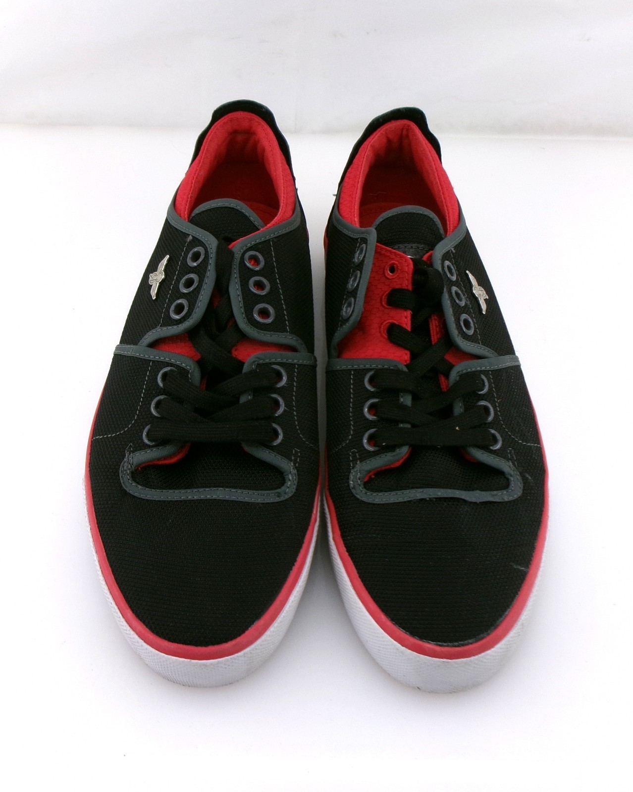 Creative Recreation Shoes Cesario Lo Ripstop Black/Red Sneaker Size 10