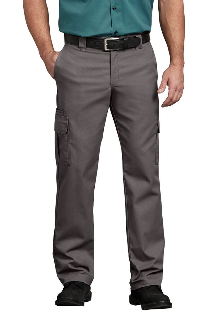 Dickies Mens Flex WP595 Regular Fit Straight Leg Work Uniform Pocket Cargo Pants
