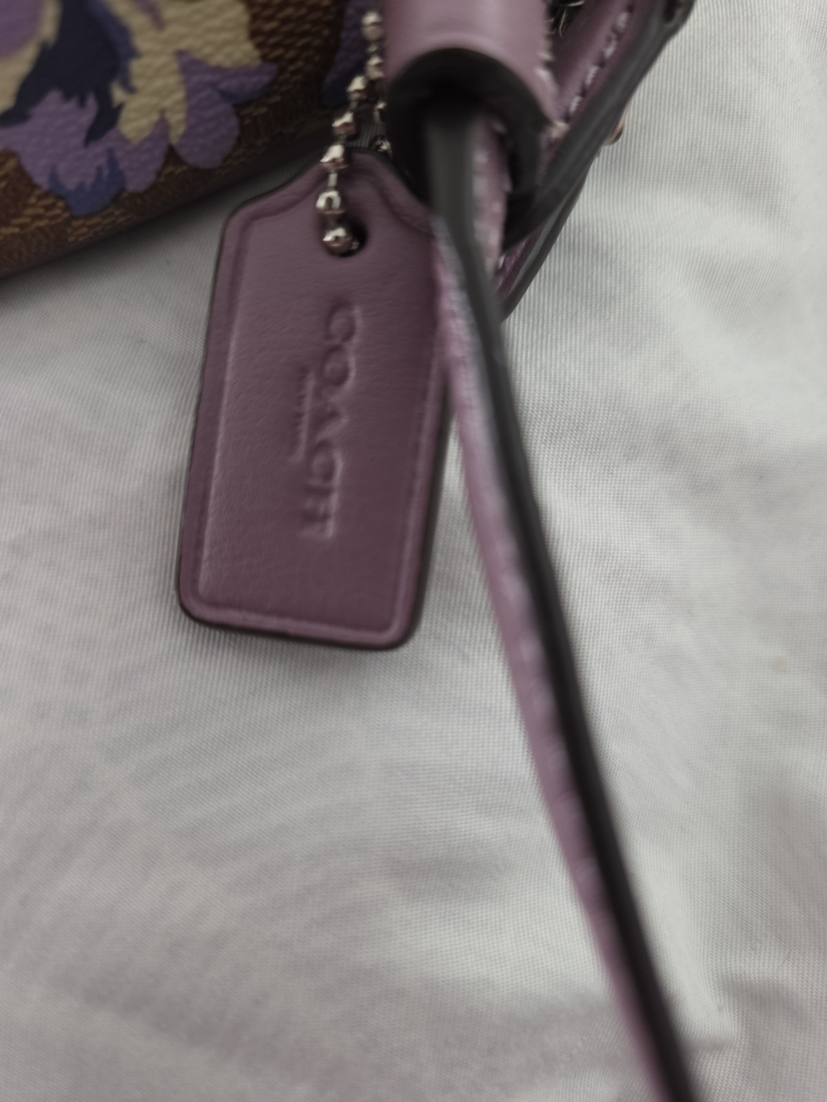 Coach Floral Print Pink Mini Jamie Camera Bag Crossbody Bag