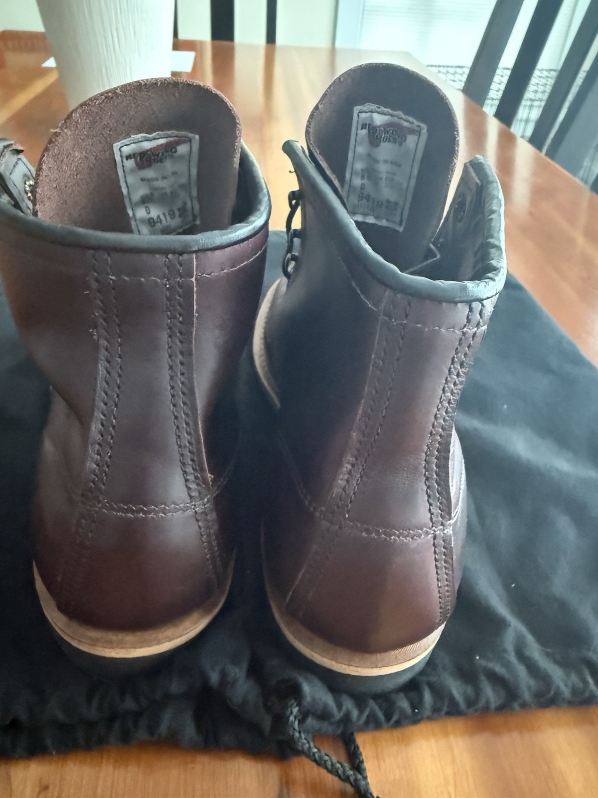 New Red Wing Beckman Men’s 6″ boot Black Cherry Excalibur Leather Mens 8.5 D 2nd