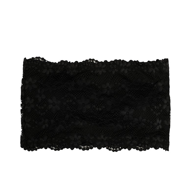 2 Pack Womens Tube Top Lace Bras Bralette Bandeau Strapless Lingeries Underwear
