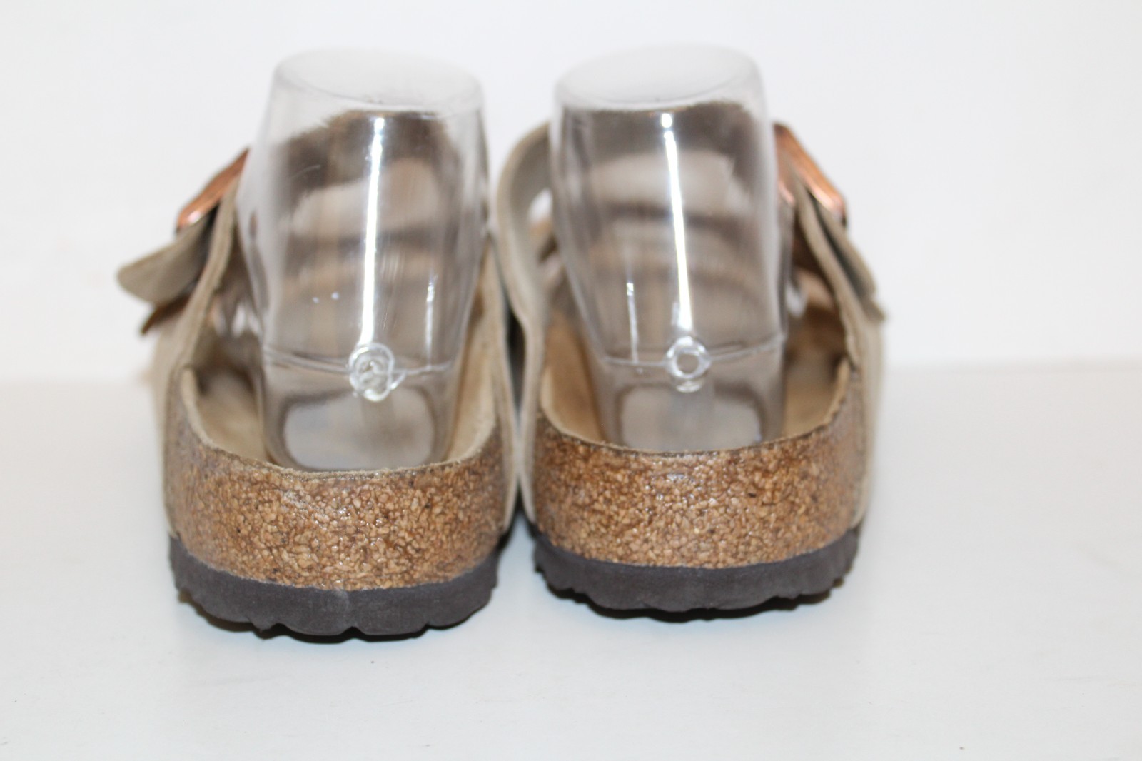 Birkenstock Arizona Leather Sandals Womens Sz 9 Regular/Wide Soft Footbed (READ)
