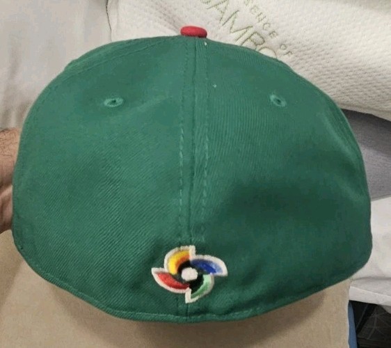 New Era 59FIFTY Mexico Fitted Baseball Cap Green/Red Men’s Size 7 3/8