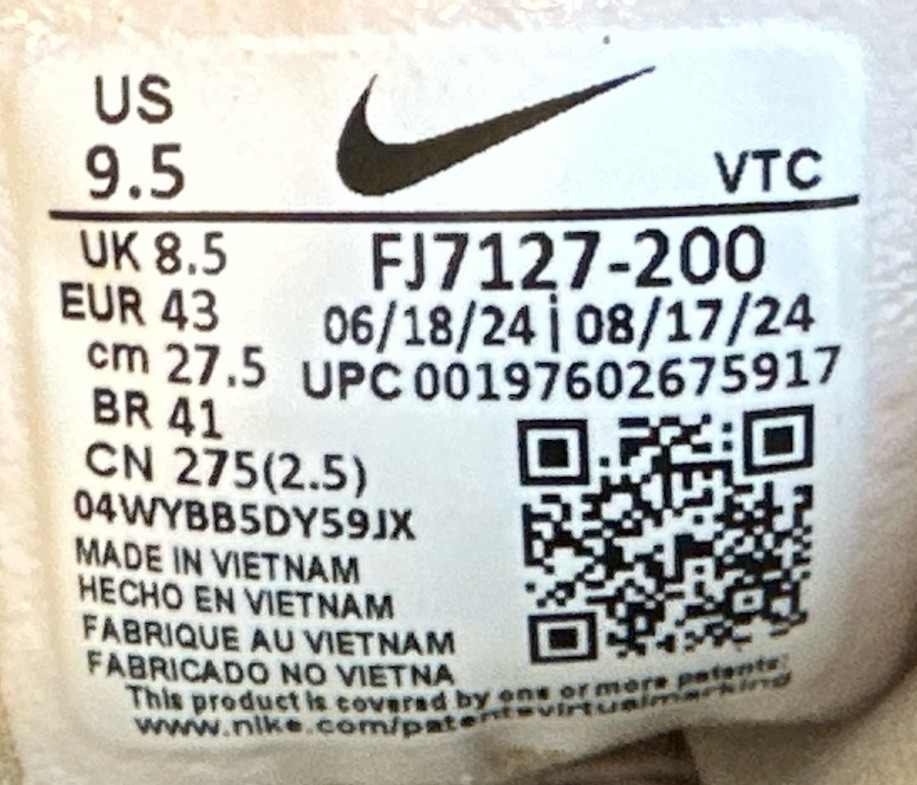 Nike Free Metcon 6 Men’s Size 9.5 Light Desert Khaki Brown Black FJ7127-200