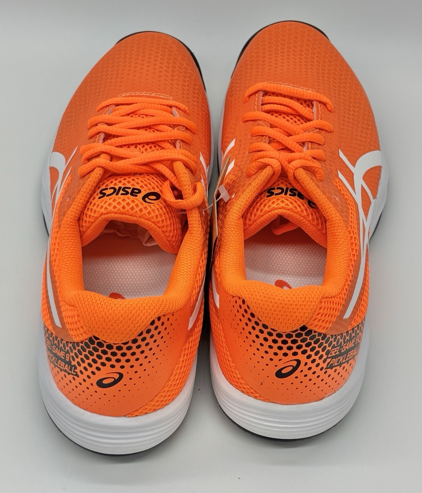 ASICS Gel Game 9 Pickleball Shocking Orange Size 7.5 1041A416 800