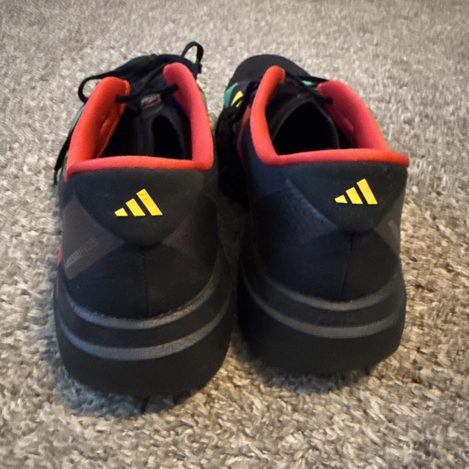 Adidas Adizero Evo SL Bob Marley Black Mens Running KJ6160 NEW Sz 13