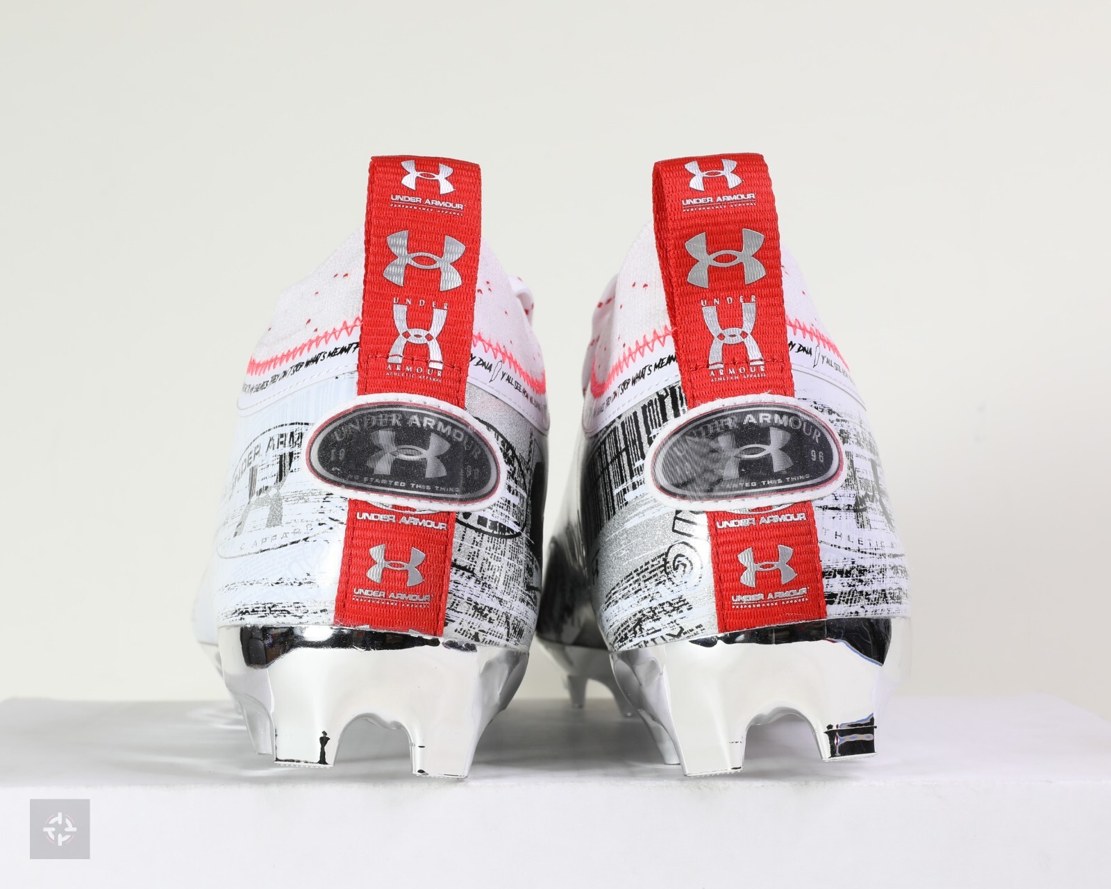 Under Armour Spotlight 25th Anniversary Football Cleats Size 12-13 (3024476-100)