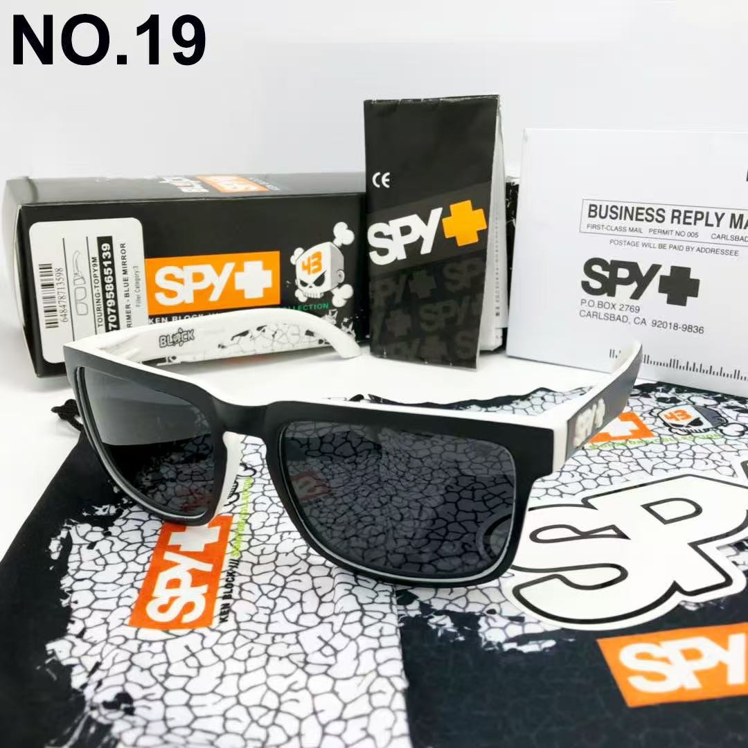 New Spy Polarized Sunglasses Men Classic Ken Block Unisex Square Original Box.