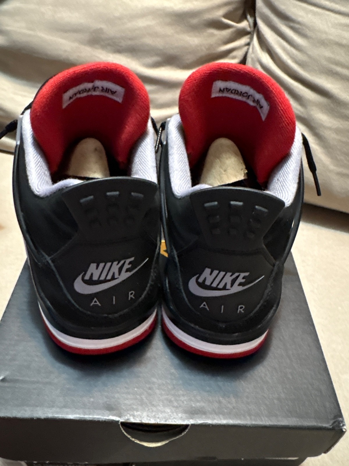 jordan 4 bred size 7y