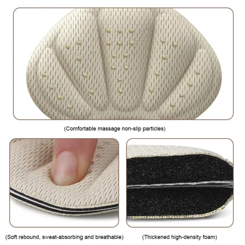 1Pair Heel Pad Inserts Shoe Cushion Anti Slip Pain Relief Protector – NEW