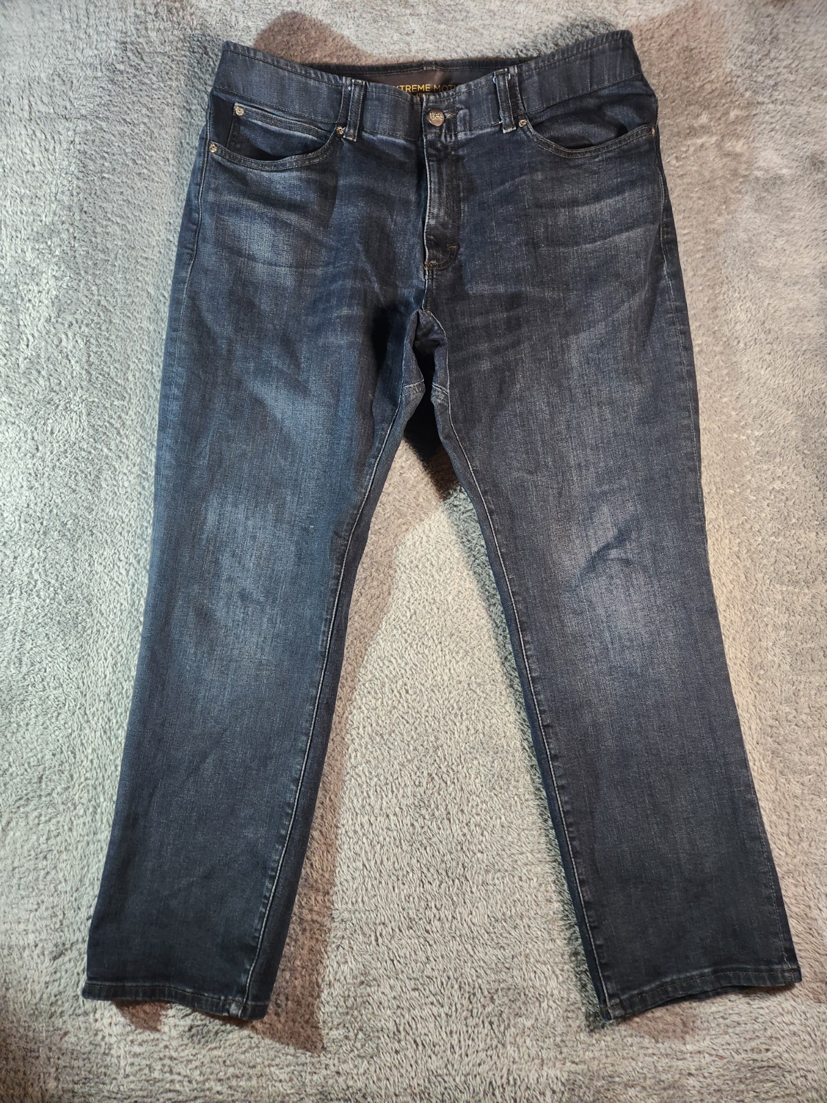 Lee Extreme Motion MVP Athletic Fit Jeans Men’s 36×30 Stretch Dark Wash