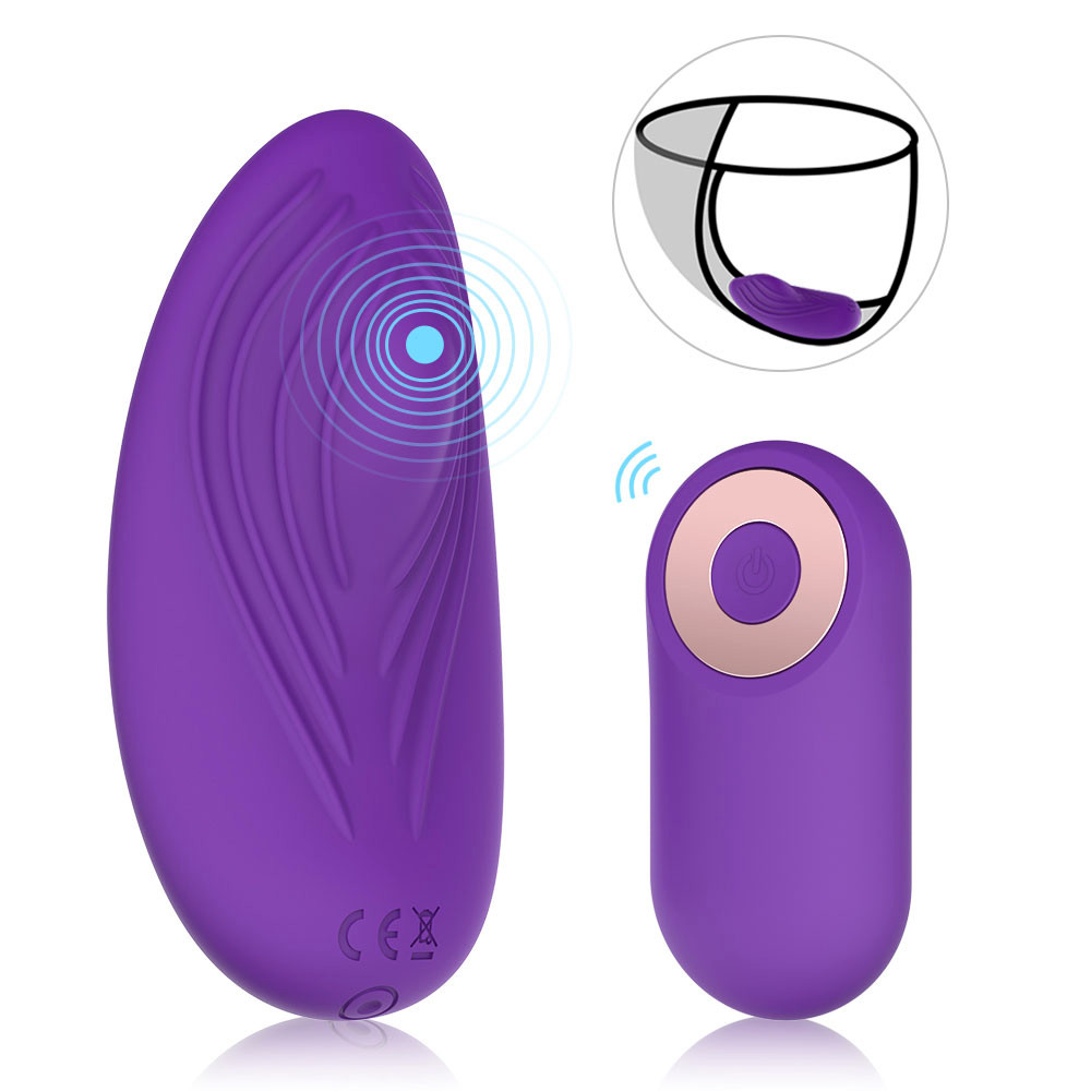 10 Function Vibrating Panties Purple/Black Remote Control Underwear for Female