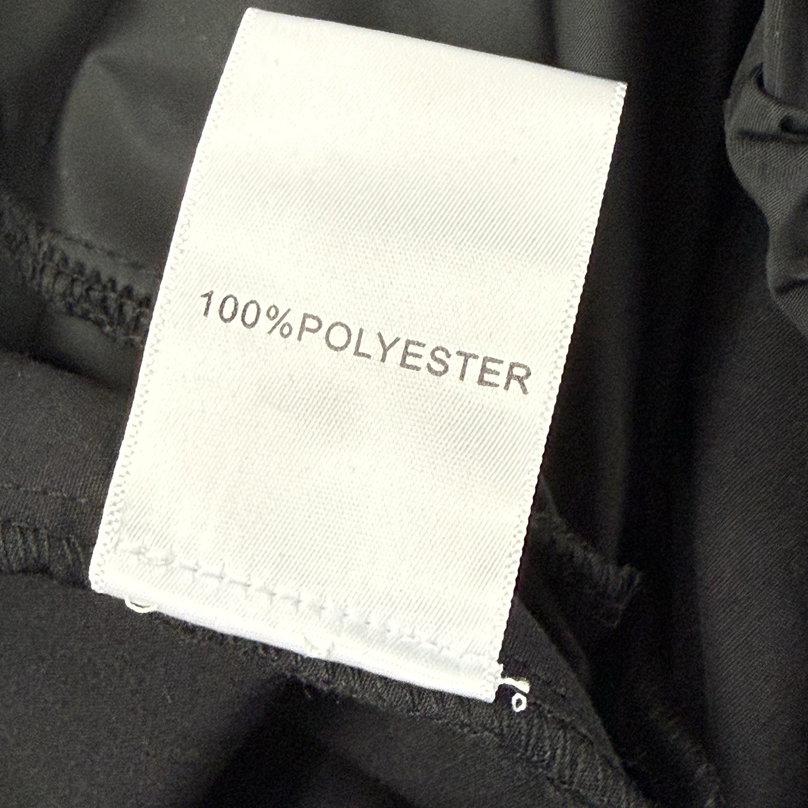 NEW Irregular Exposure Smocked Waist Parachute Jacket Women Large Black Hooded