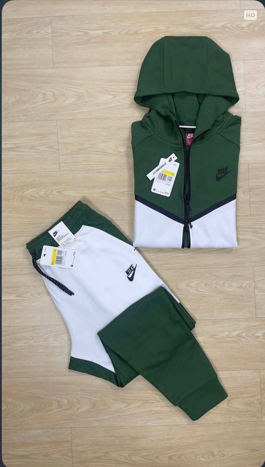 NIKE TECh Fleece Full Zip Up Tracksuit Hoodie & Pants