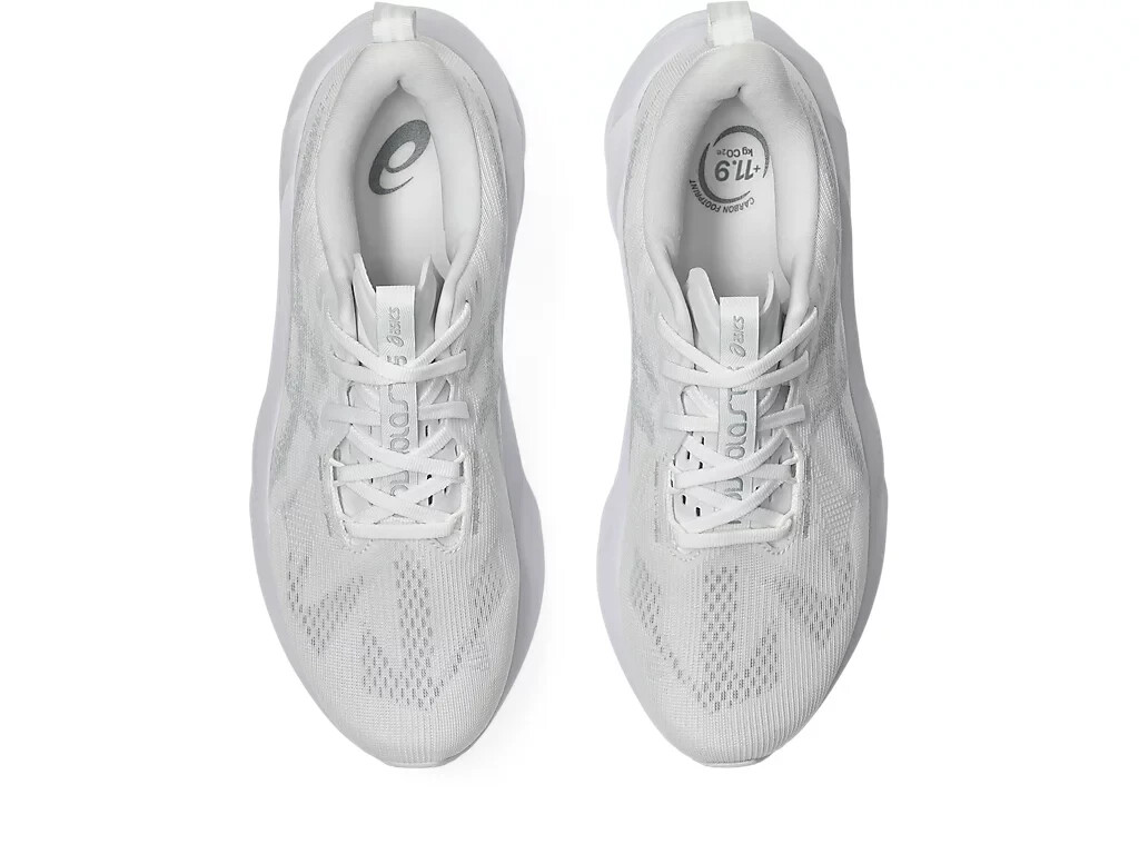 ASICS NOVABLAST 5 1011B974 100 White Piedmont Grey Running Shoes