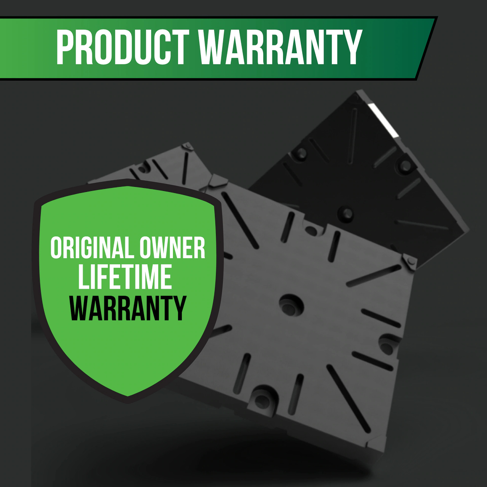 QwikProducts QwikPad for Condensers 36-in W x 4-in H Central Air Condition|16666