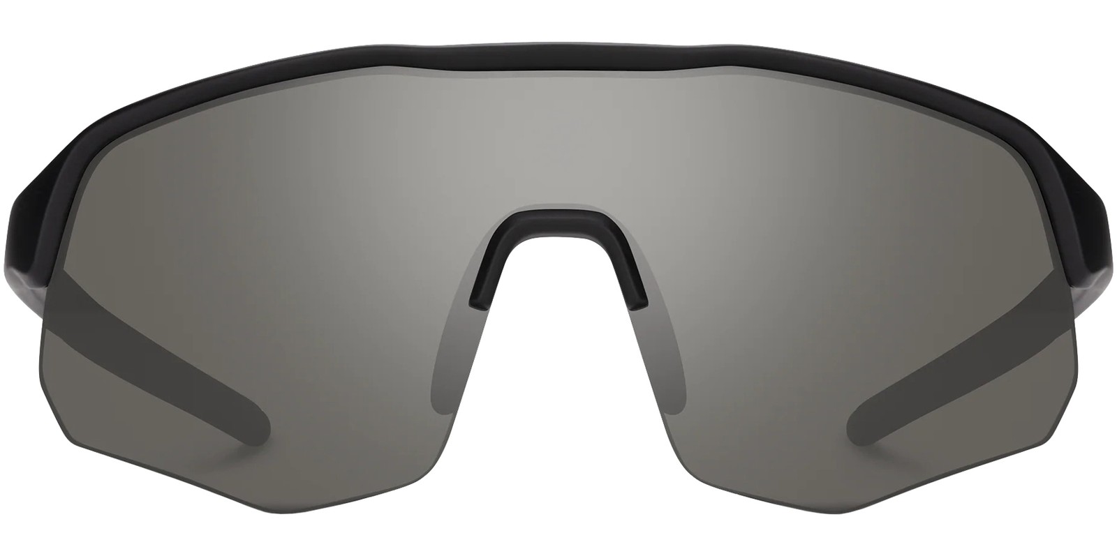 Suncloud Cadence Polarized Black Semi-Rimless Shield Sunglasses 20628400399M9