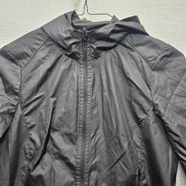 Danskin Now Women’s Size Small Black Soot Activewear Jacket Hooded Full Zip