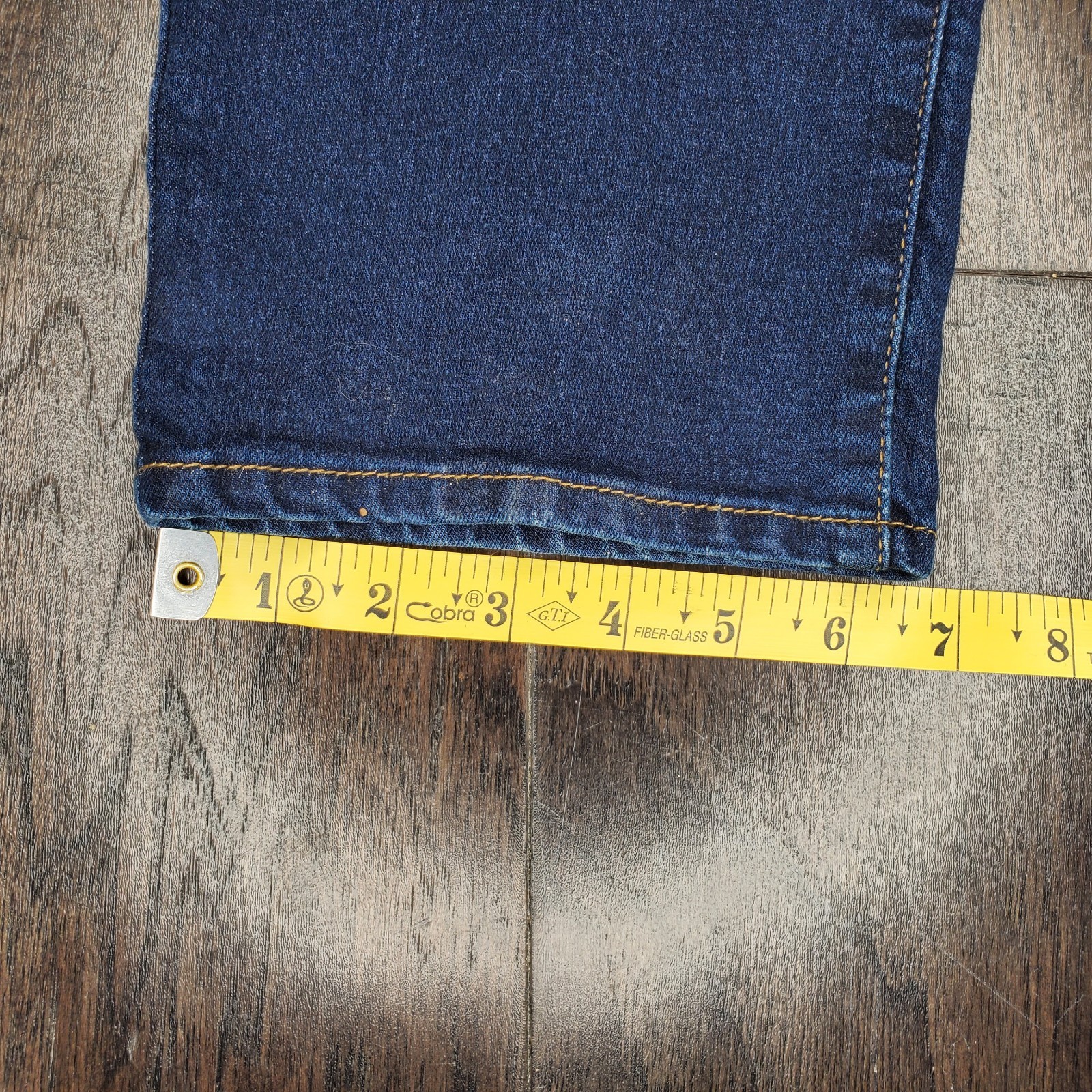Levis 312 Shaping Slim Straight Jeans Womens 34×32 Blue Denim Button Dark Wash