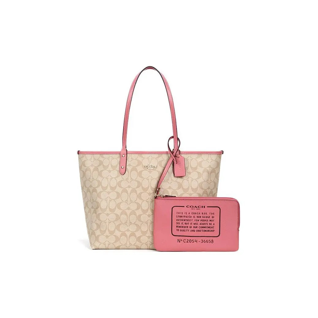 COACH Reversible City Tote 33 Tote Shopping Shoulder Bag Women’s 13×6.3×11.4 in