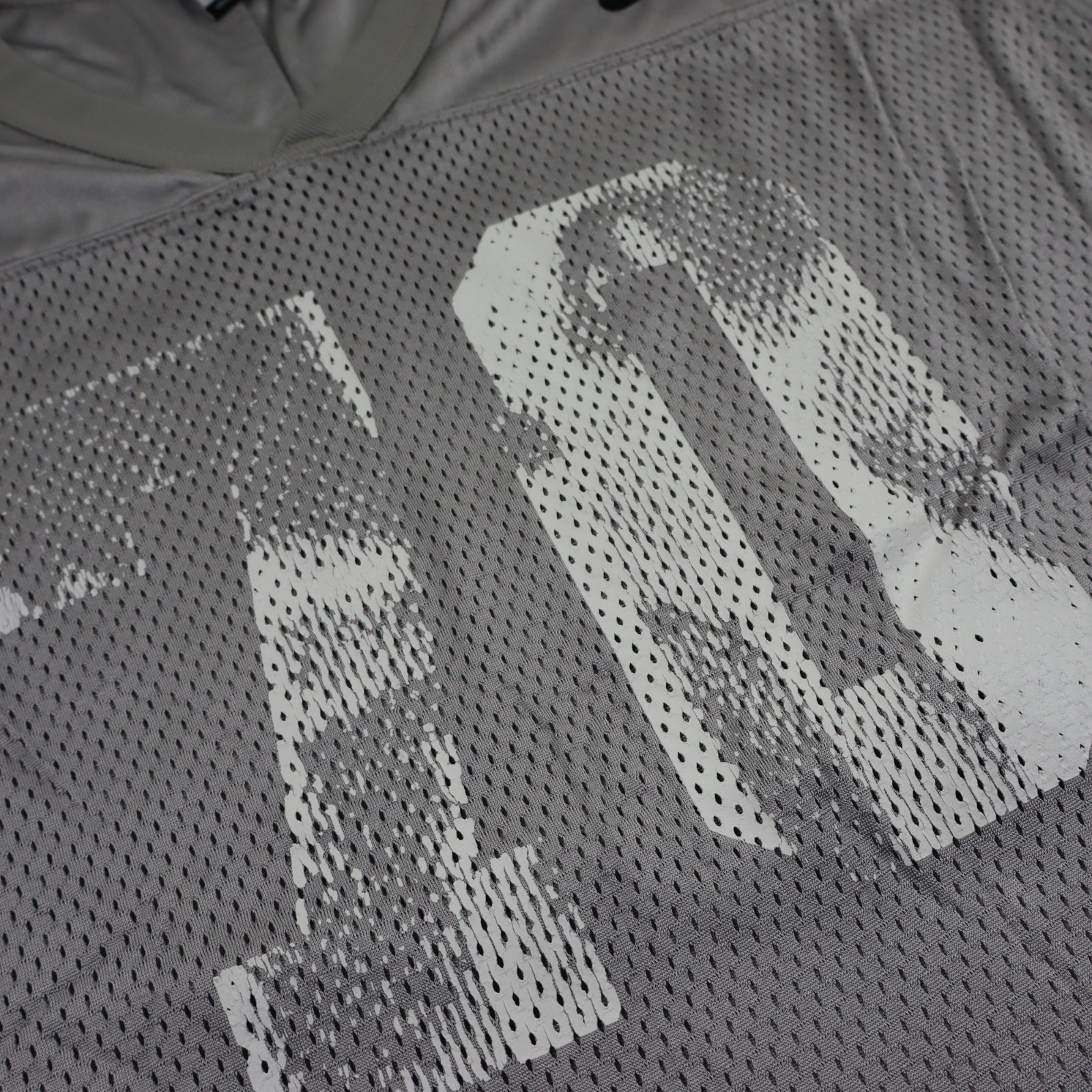 Nike Practice Mesh Football Silky Dazzle Jersey Mens XXL/XL Silver Vtg 90s Y2K