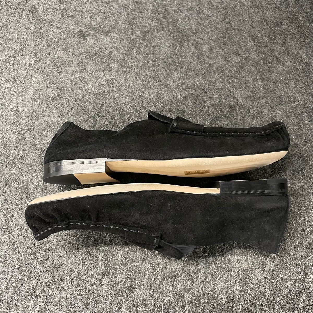 THE ROW Soft Suede Mocassin Women’s Size US 7.5 Black F1626-L305