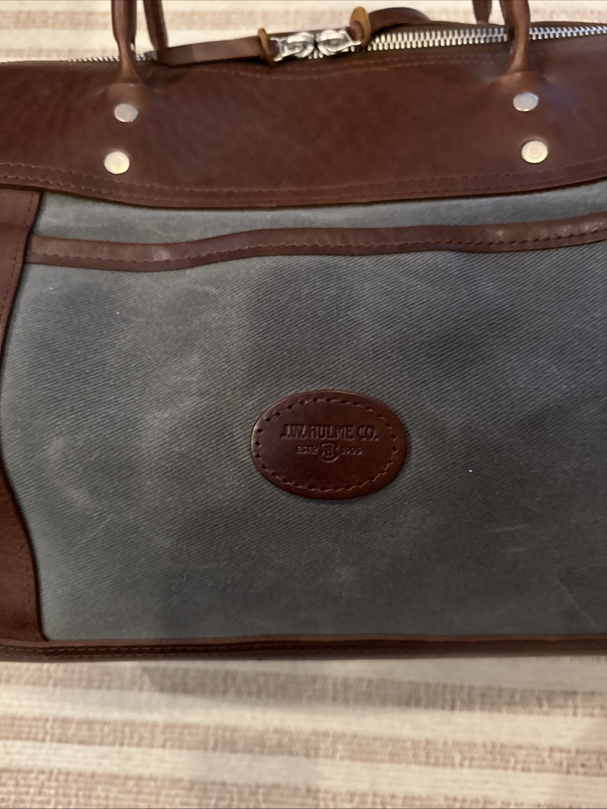 JW Hulme Greystone Weekender In Amazing Condition Made In America